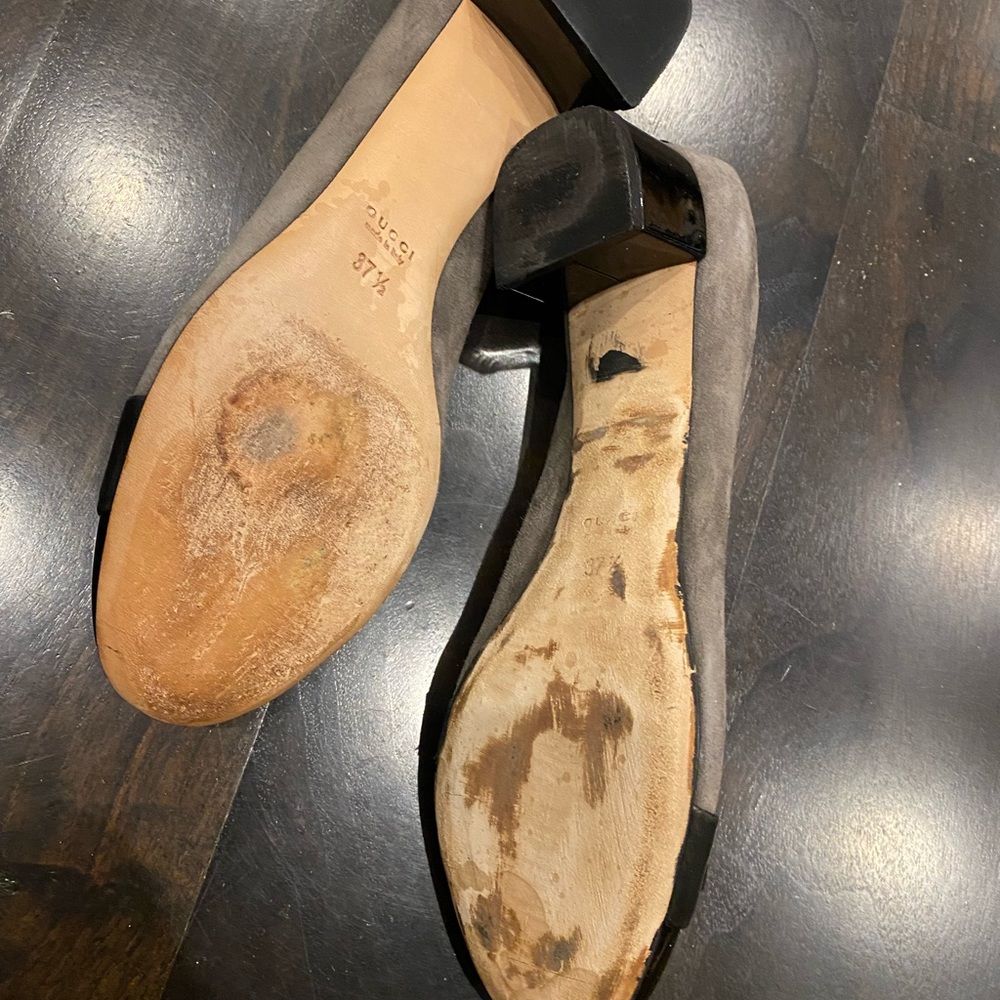 Rare Gucci Bamboo Heeled Flats Tom Ford Era - Picture 6 of 8